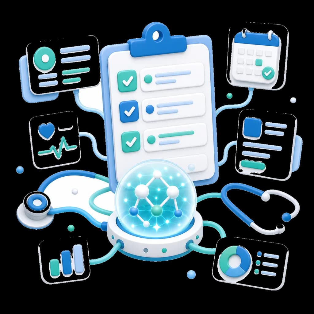 Workflow assistant core linking clipboard cards and approval checks