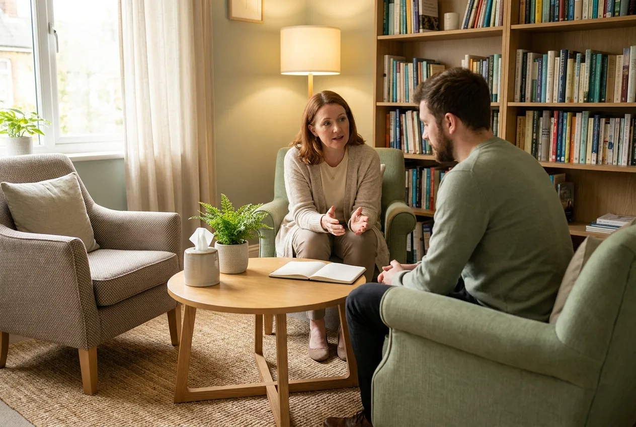 A consultation in a practice